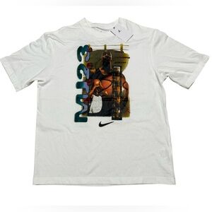 Nike‎ Air Jordan MJ23 Graphic T-Shirt Men’s Michael Jordan Tee white size medium